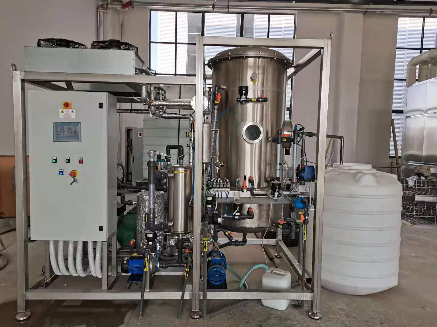 南通热泵低温蒸发器超声波清洗废水案例