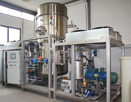山东威海热泵低温蒸发器拉丝润滑废液案例