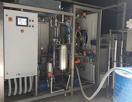 江苏热泵低温蒸发器研磨废水案例