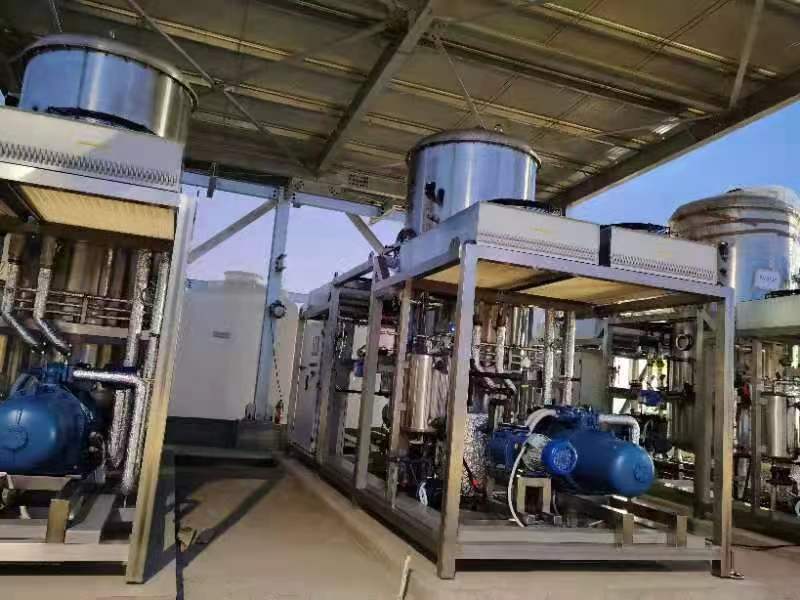 江苏常州热泵低温蒸发拉丝润滑废液案例